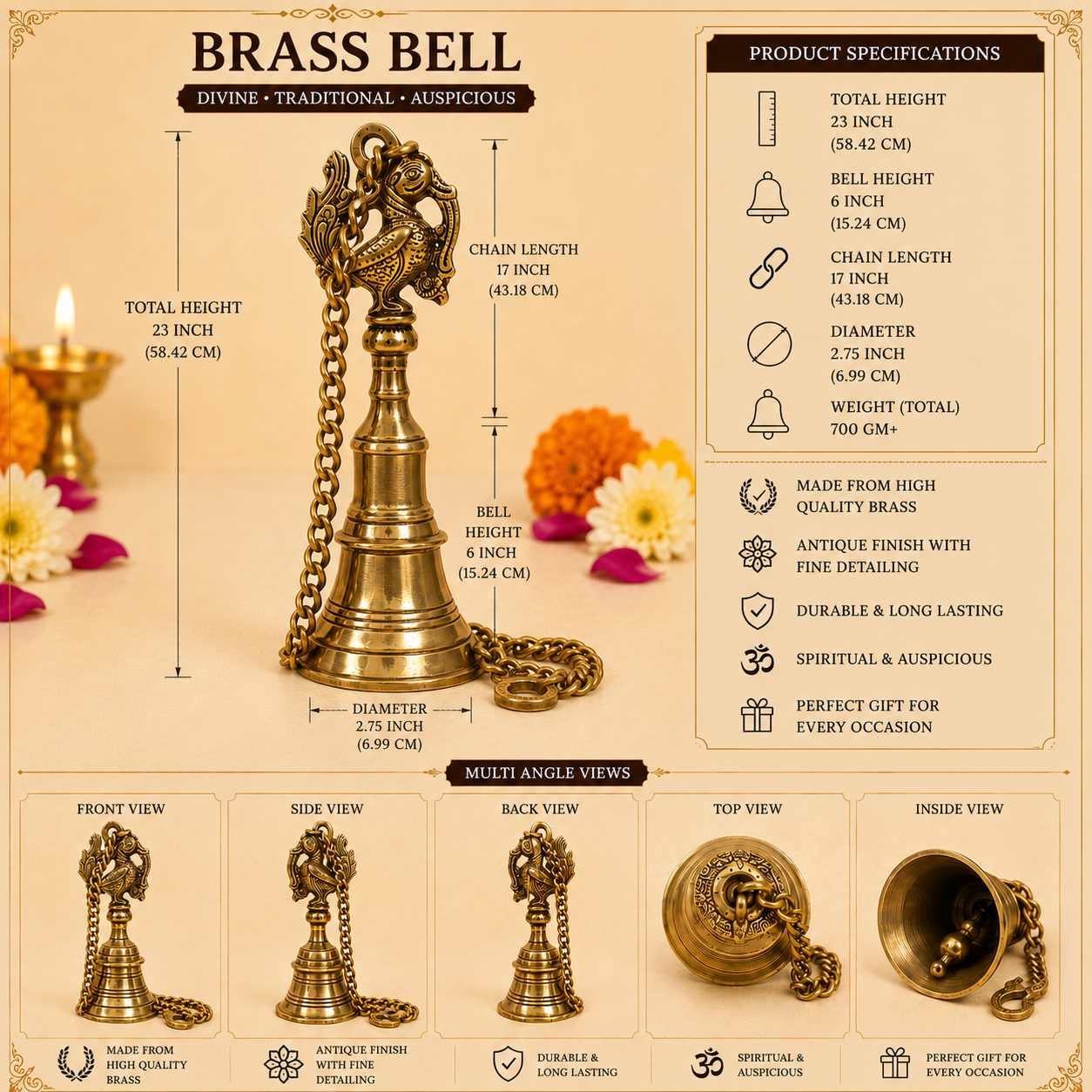 Peacock Bell